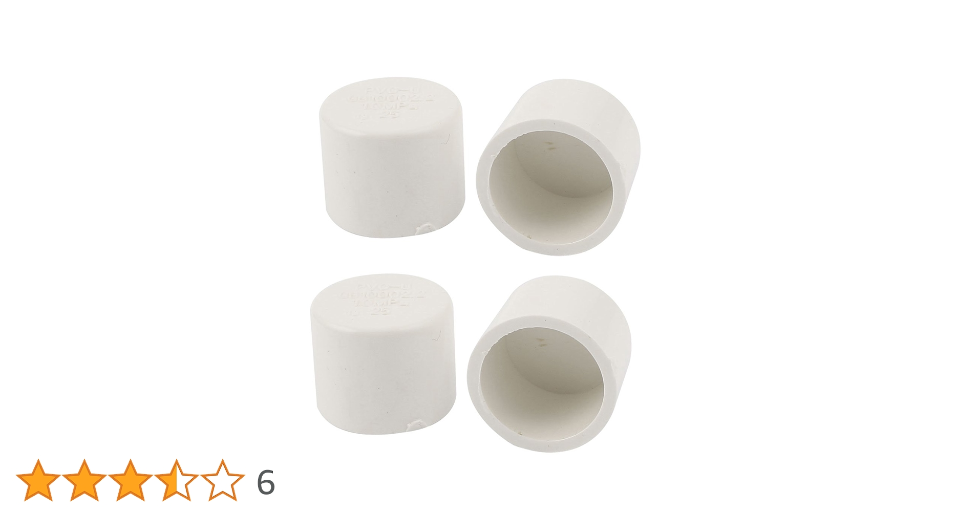 Amazon.co.jp: uxcell パイプキャップ パイプエンドキャップ 25mm 水